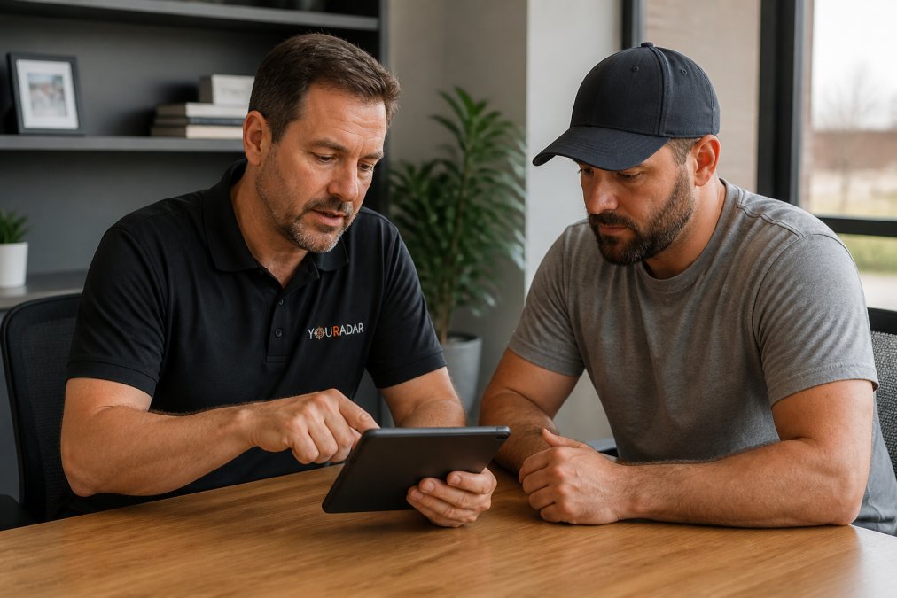 Step-by-step visual guide for field service software non-tech
