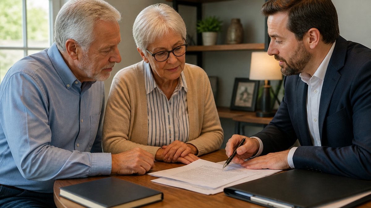 Infographic showing steps to get the best final expense insurance for seniors through an agent consultation