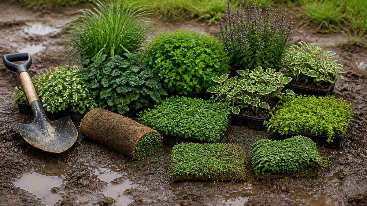 Best Ground Cover for Muddy Backyard Spots