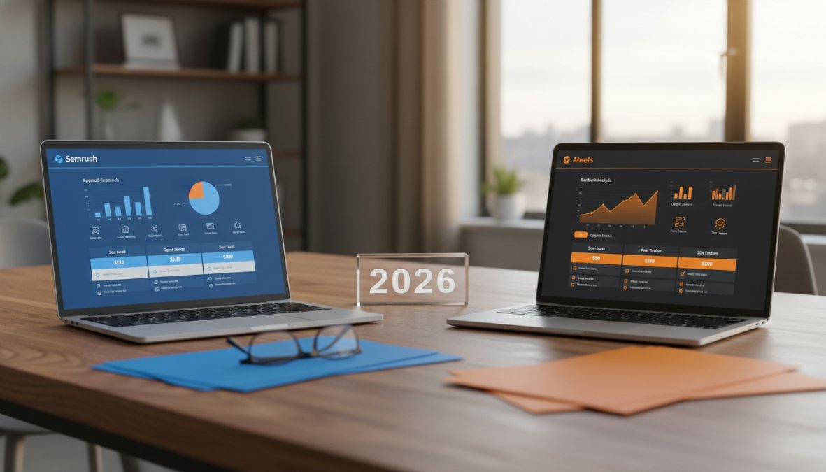 A comparison table summarizing the key features and pricing of the different SEO platforms