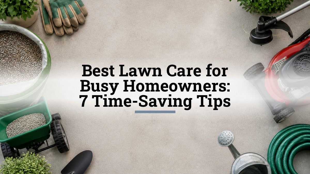 Best Lawn Care for Busy Homeowners: 7 Time-Saving Tips