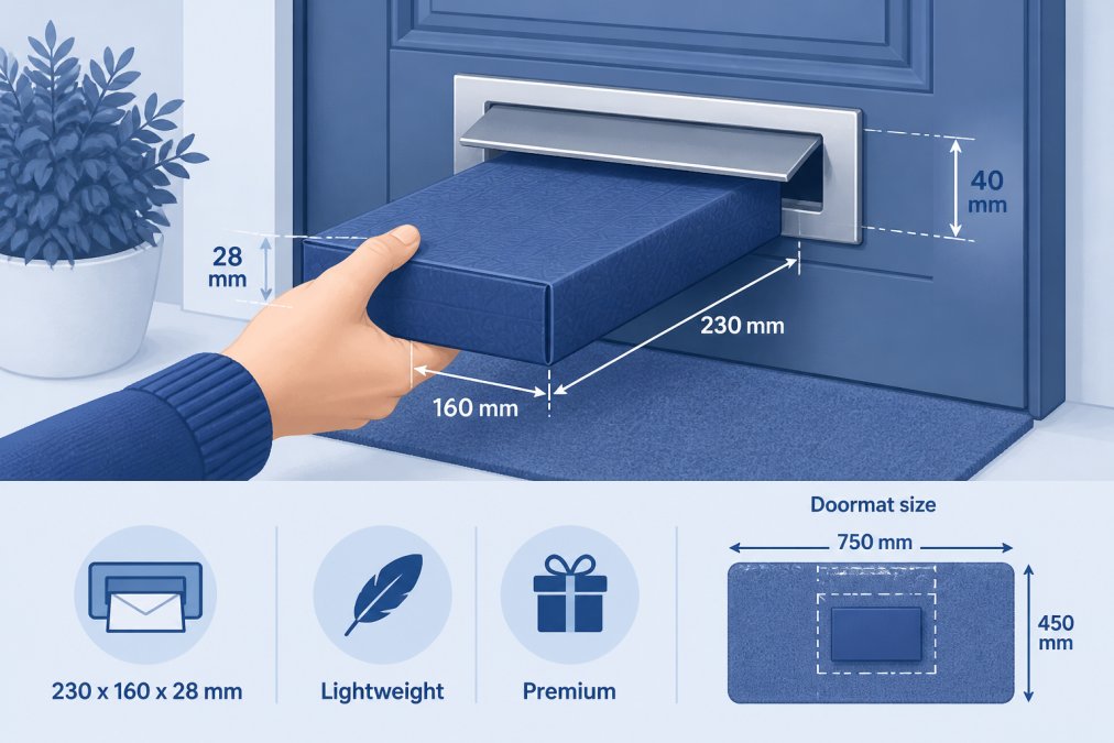 Professional illustration showing best letterbox gifts for foodies