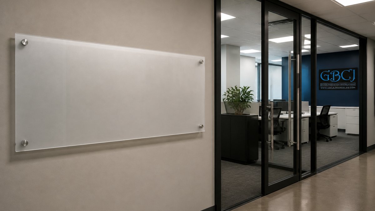 Best Materials for Durable Indoor Office Signage