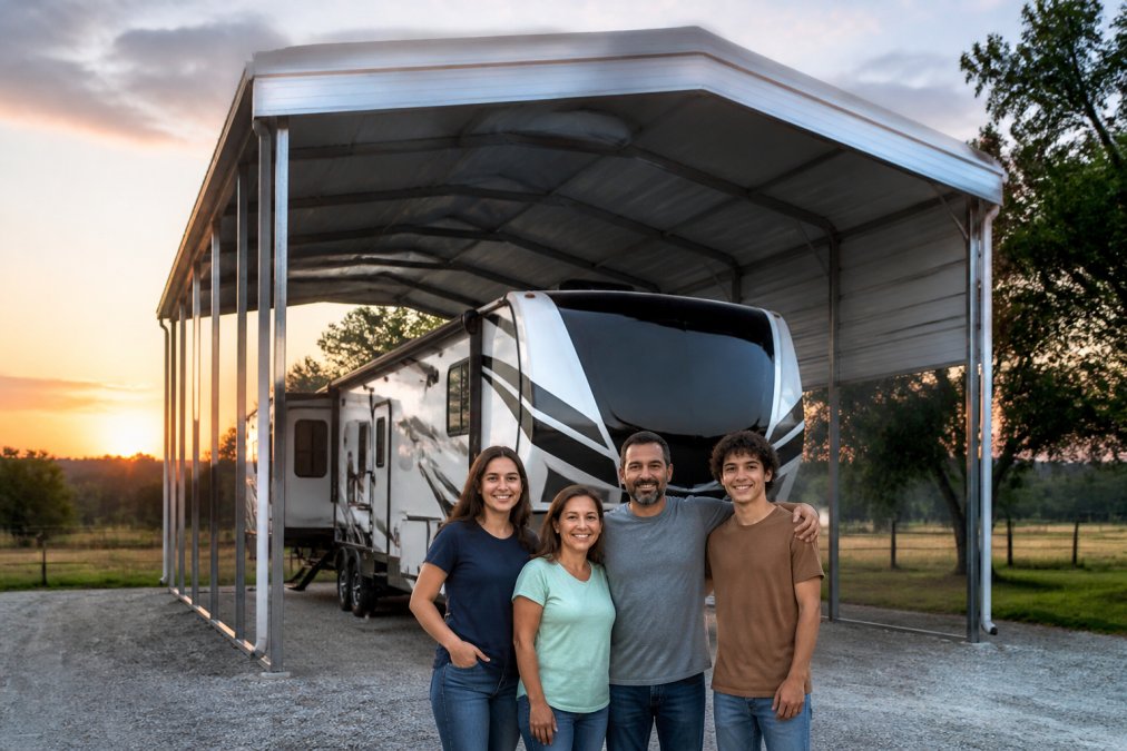 Best Metal Carport for Wide RV Storage