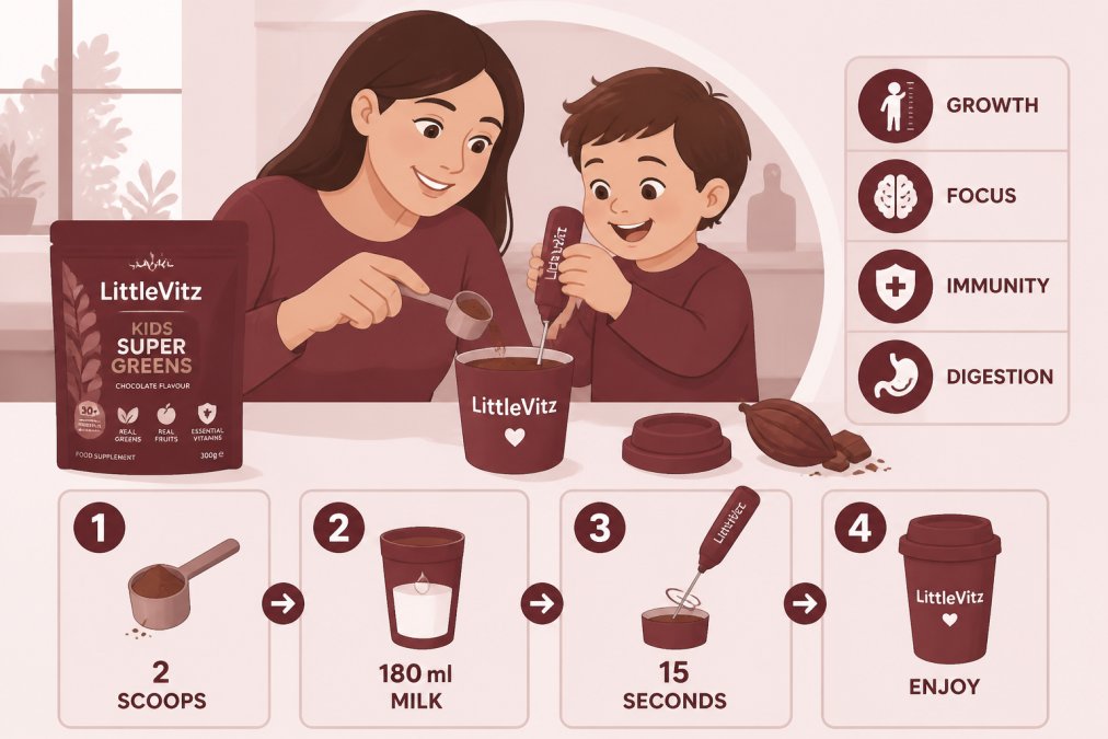 Step-by-step visual guide for best nutrition drink for picky toddlers