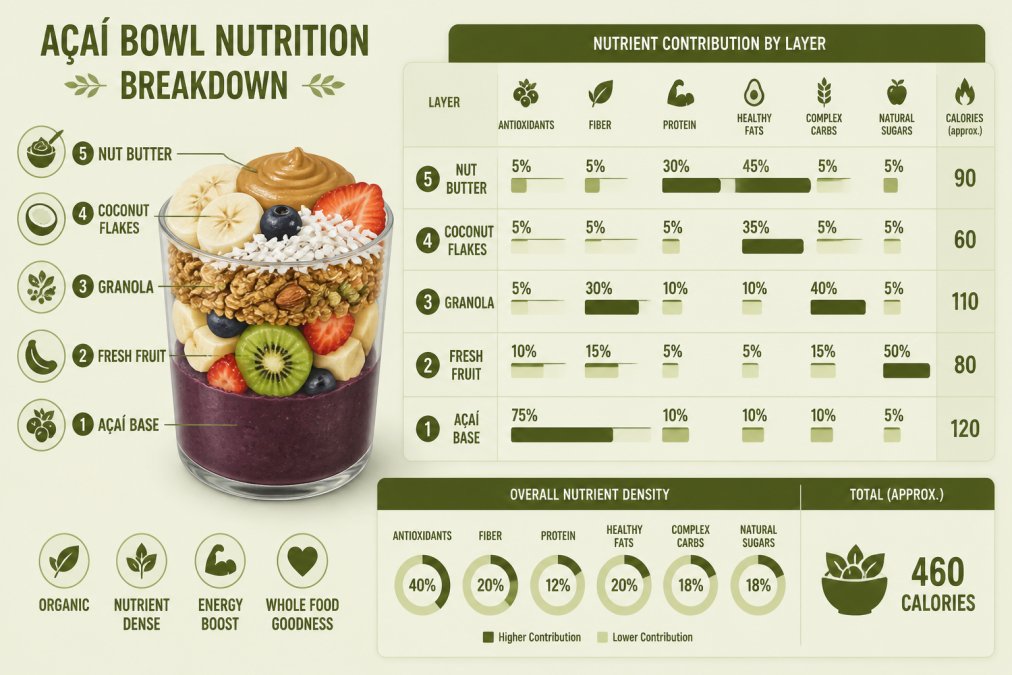 Professional illustration showing Bar, Chart for best organic acai in marin