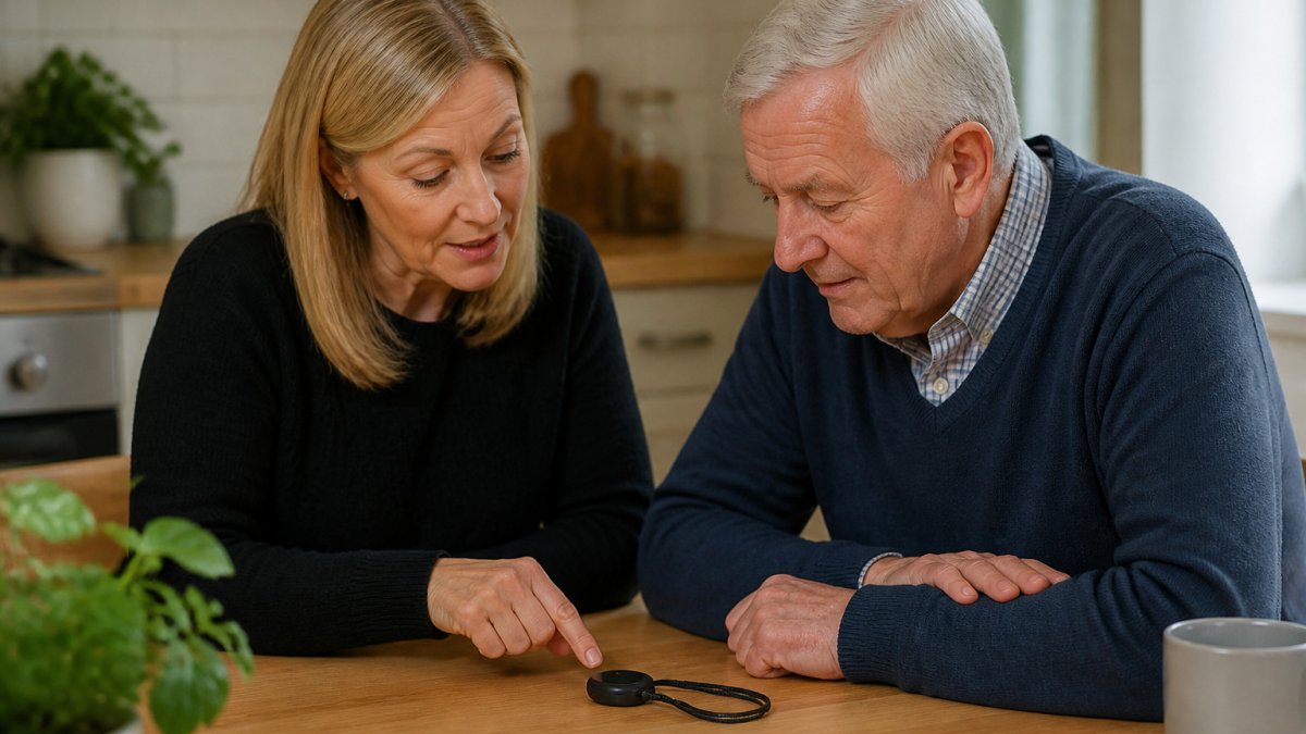 Best Personal GPS Trackers for Elderly Users in the UK Compared Infographic flowchart for choosing the best personal GPS trackers for elderly in the UK while reviewing devices.
