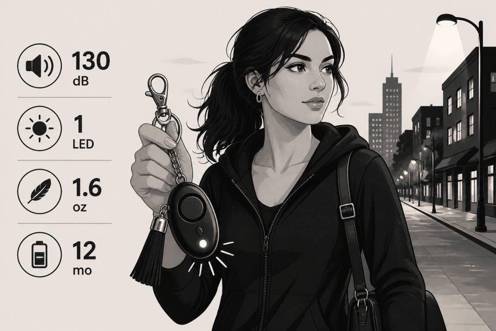 Professional illustration showing best personal safety device