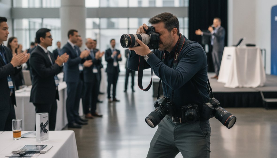 Professional illustration showing best photography for press releases