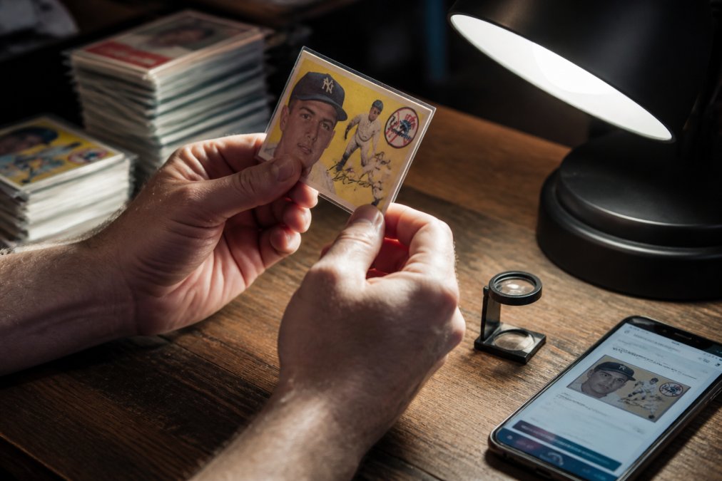 Step-by-step guide to inspecting rare cards with a loupe before you buy rare cards online.