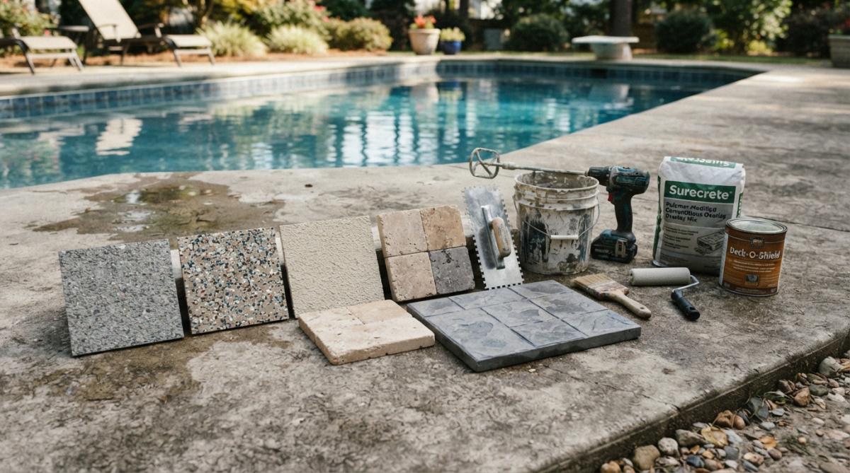Best Pool Deck Resurfacing Materials: 2026 Comparison Guide