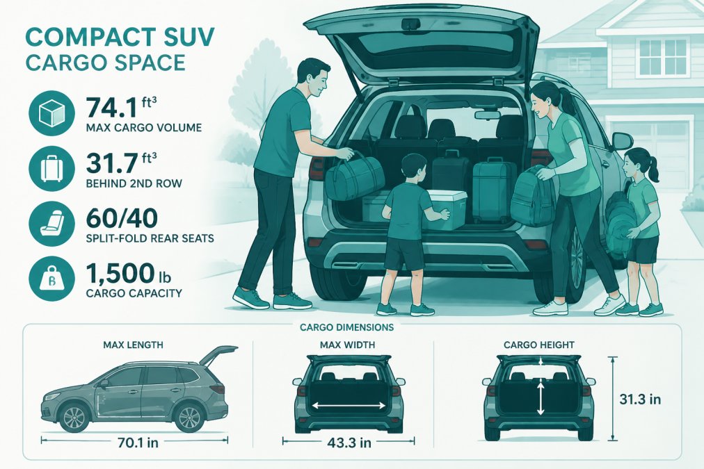 Professional illustration showing pre-owned SUV