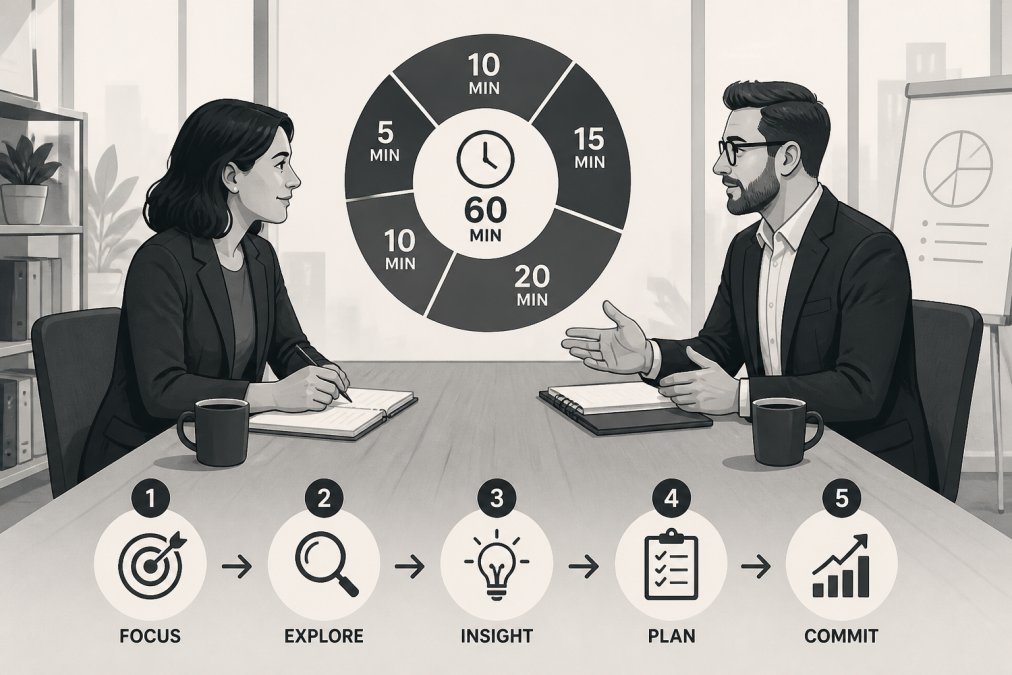 Professional illustration showing best resources for executive coaching practice