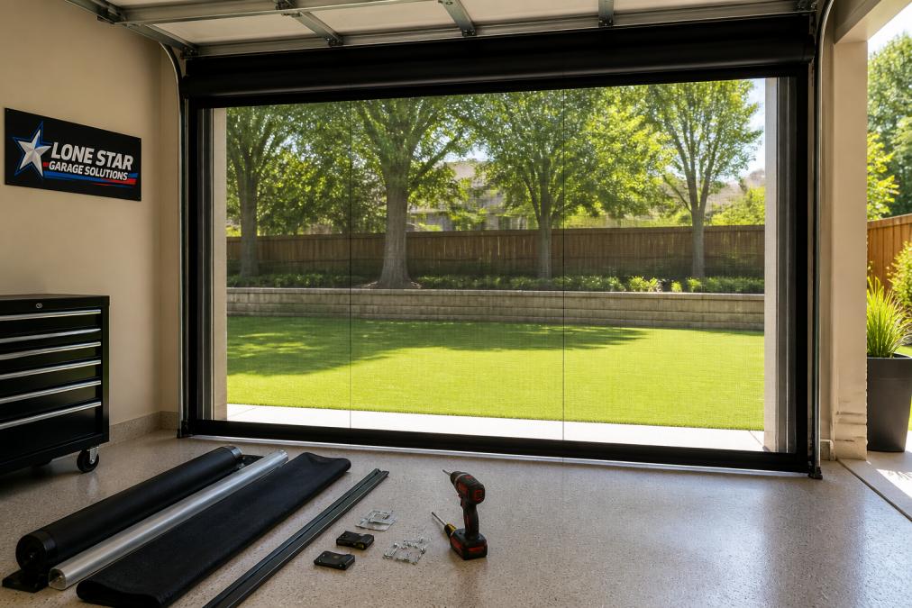 Best Retractable Garage Screens for Texas Heat