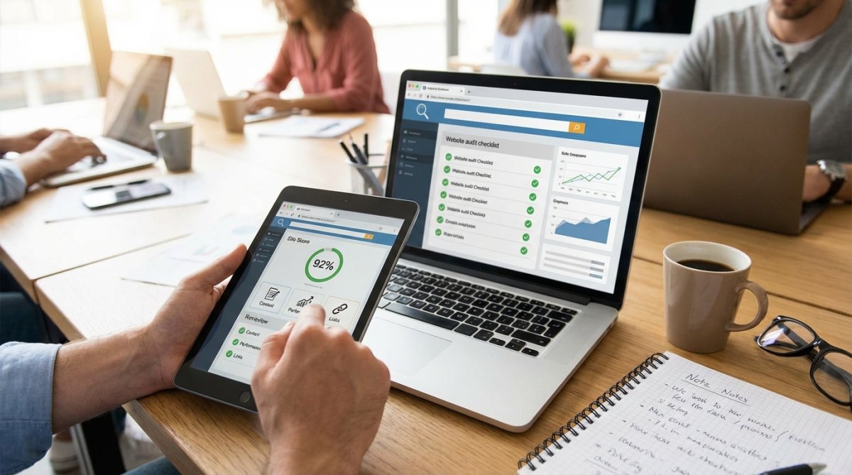 Example of SEOptimer's SEO audit report