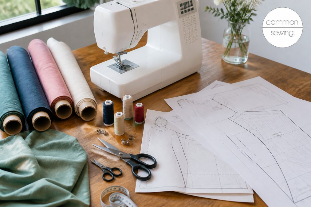 Comparison chart of top Sew It Academy alternatives featuring sewing machine, fabric, and pattern supplies.