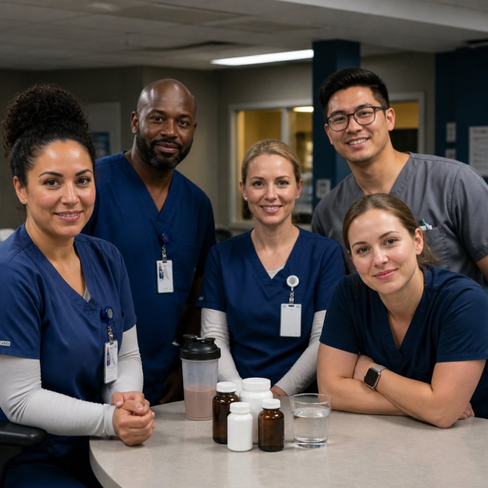 Best Supplements for Night Shift Healthcare Workers