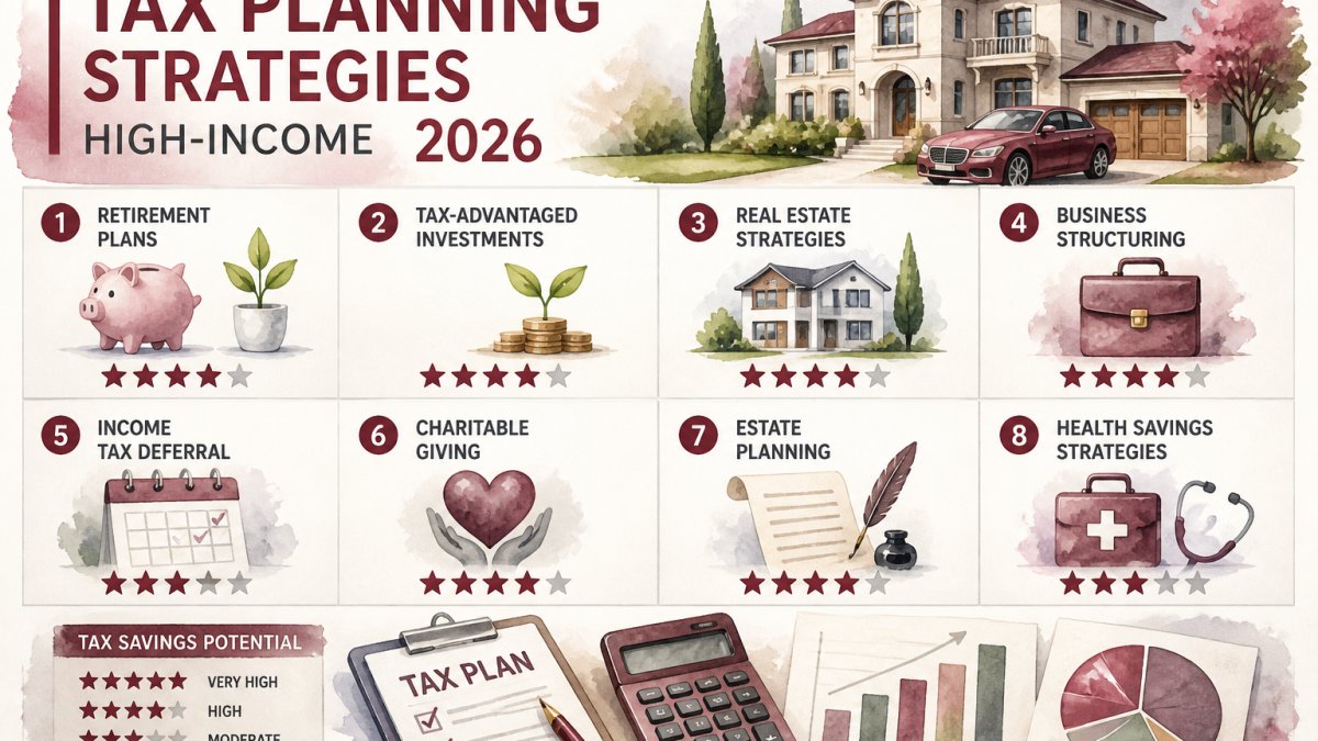 Best Tax Planning Strategies for High-Income Earners 2026