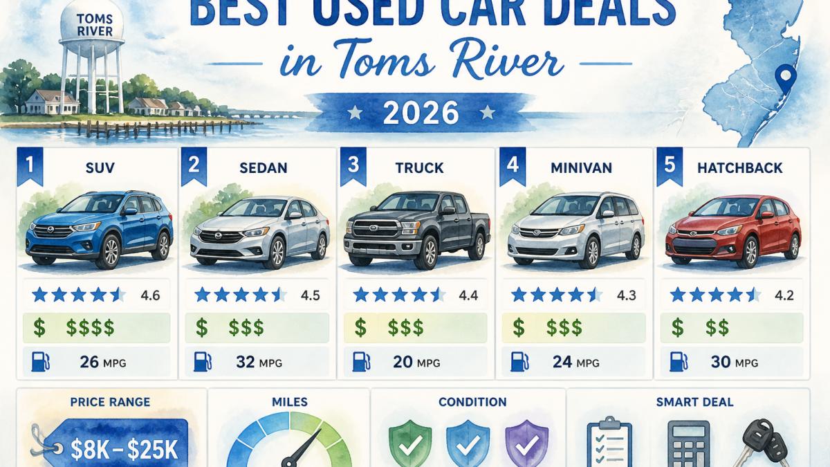 Best Used Car Deals in Toms River 2026