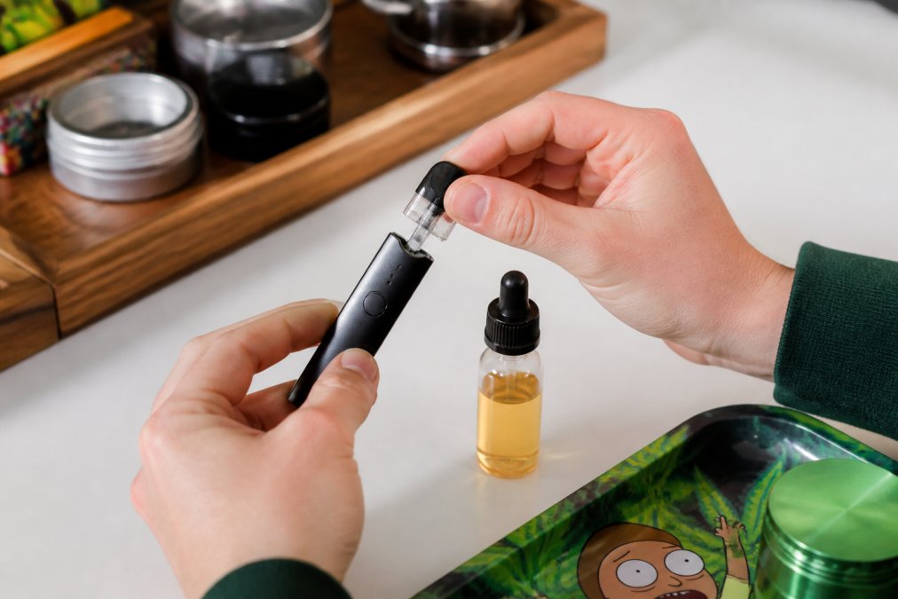 Step-by-step visual guide for Close, Uwell Caliburn for uwell vape starter kits