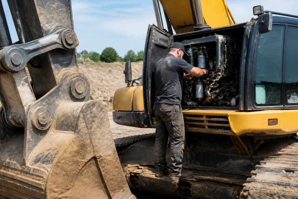 Professional illustration showing Heavy for sell heavy equipment