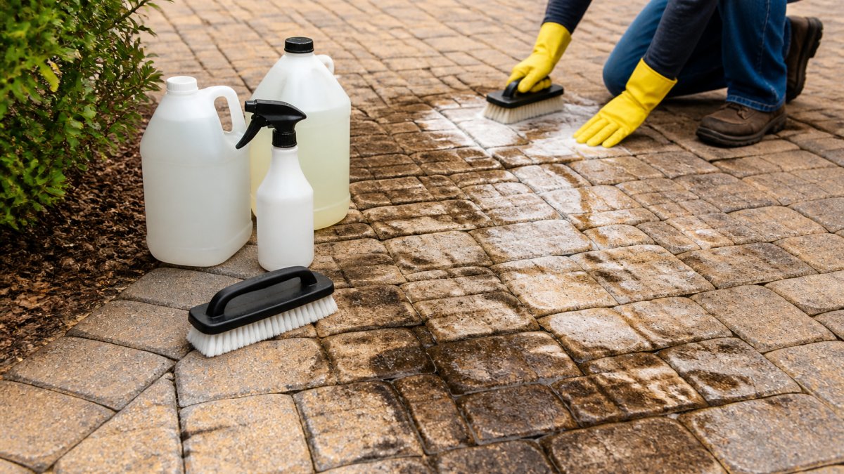 Best Ways to Remove Paver Stains: 7 Proven Methods
