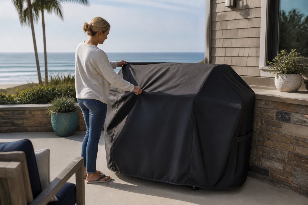 Step-by-step visual guide for grill and homeowner and placing concepts for best weather resistant outdoor grills