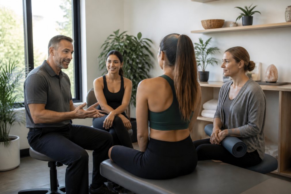 Professional illustration showing Diverse for best wellness clinic