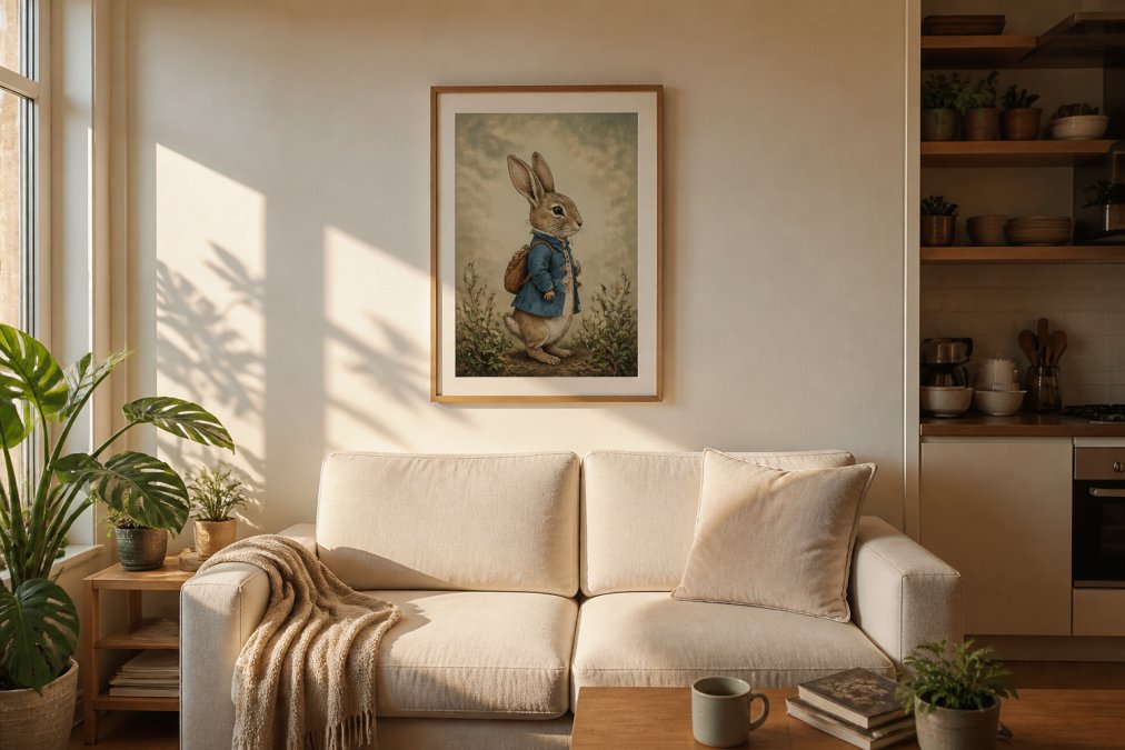Step-by-step visual guide for Cozy for whimsical art prints