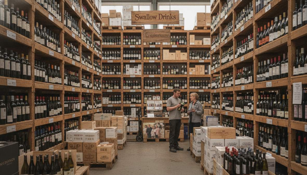 Professional illustration showing best wholesale wine suppliers birmingham