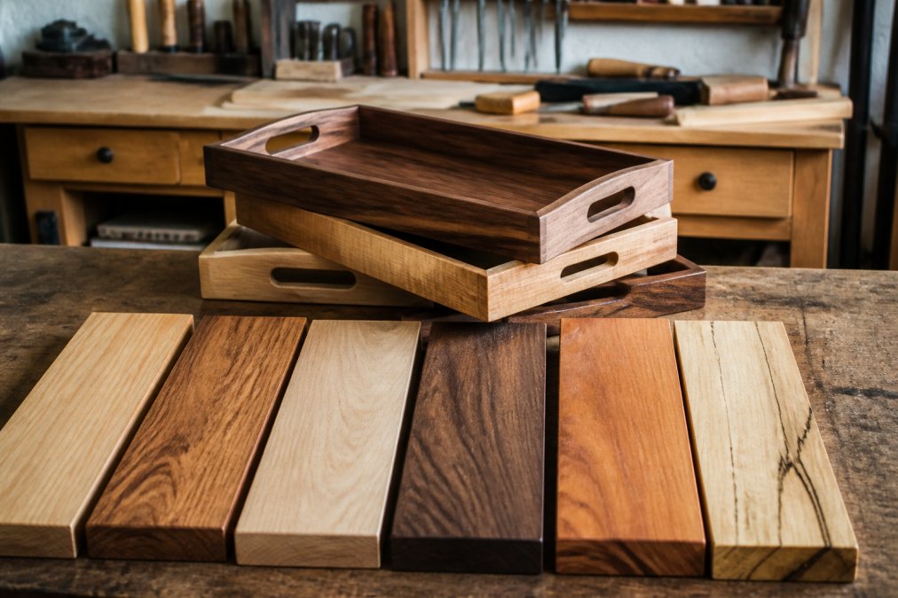 Best Wood for Handmade Serving Trays