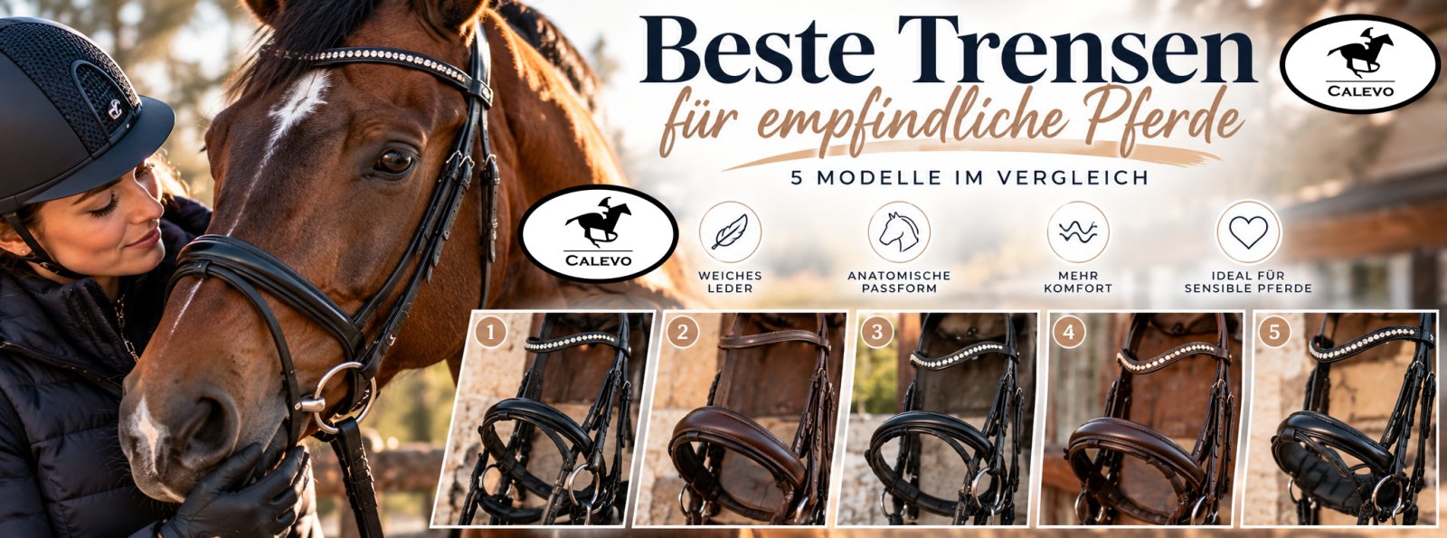 Beste Trensen für empfindliche Pferde: 5 Modelle im Vergleich