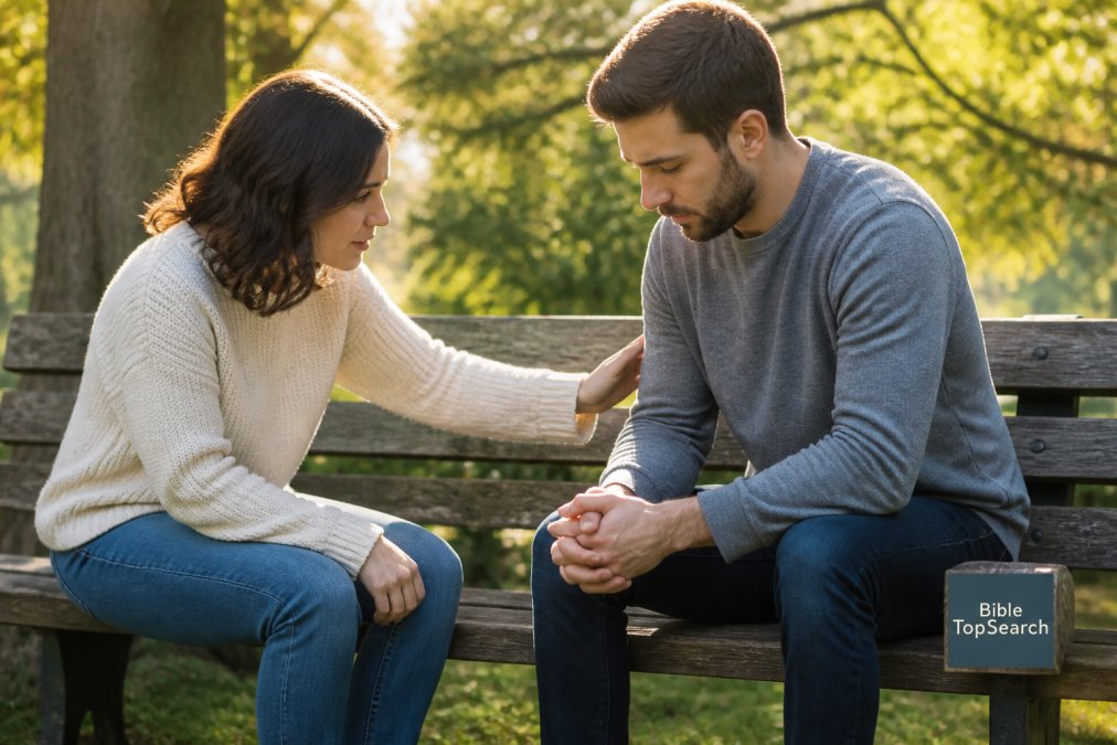 Professional illustration showing Two for bible guidance for relationship issues