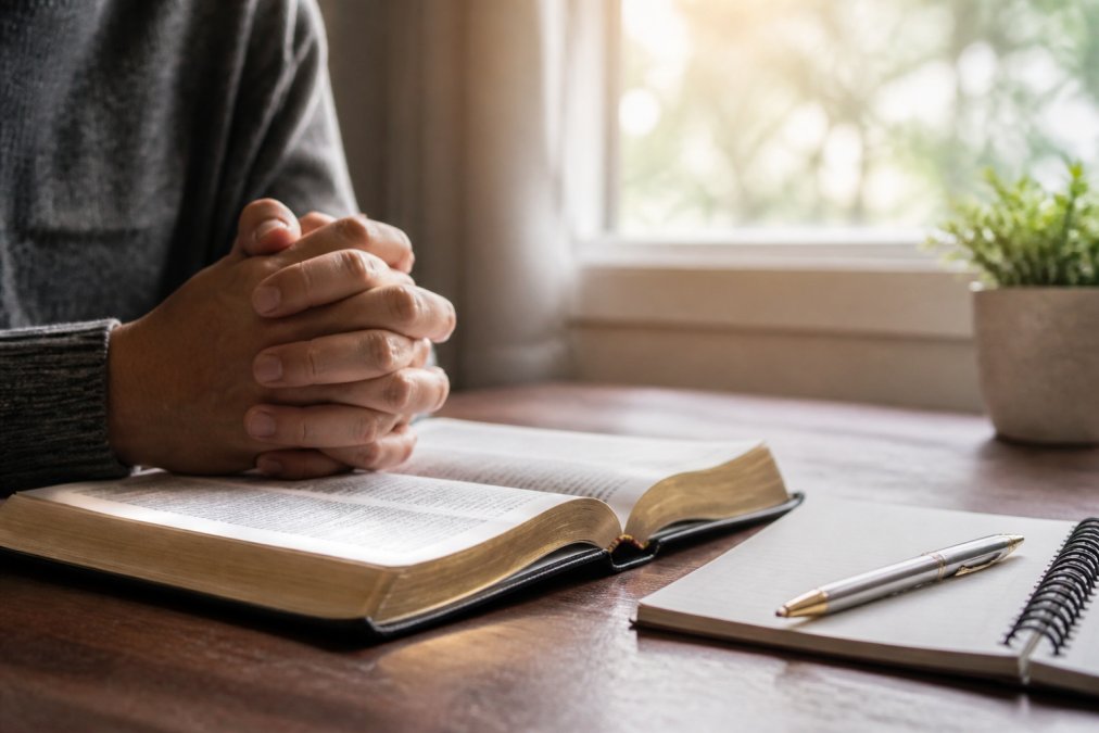 Step-by-step visual guide for Close, Bible for bible verses for dealing with stress