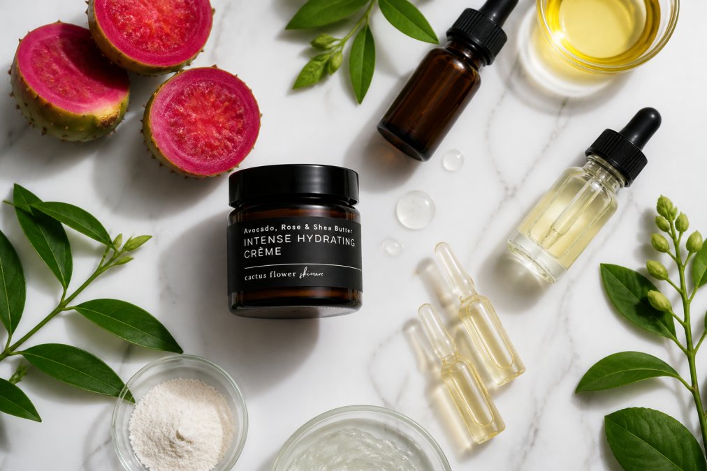Professional illustration showing Close for bioactive skincare