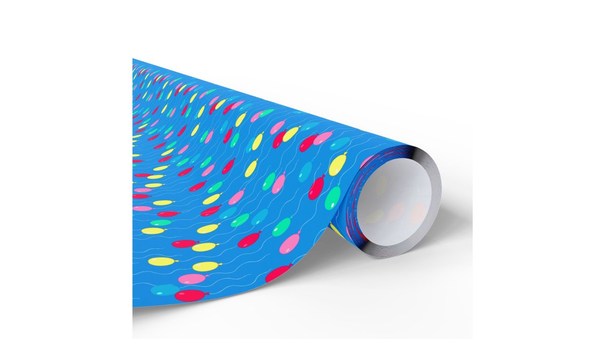 Birthday Wrapping Paper Design 002 - Holiday Gift Wrapping Paper Roll