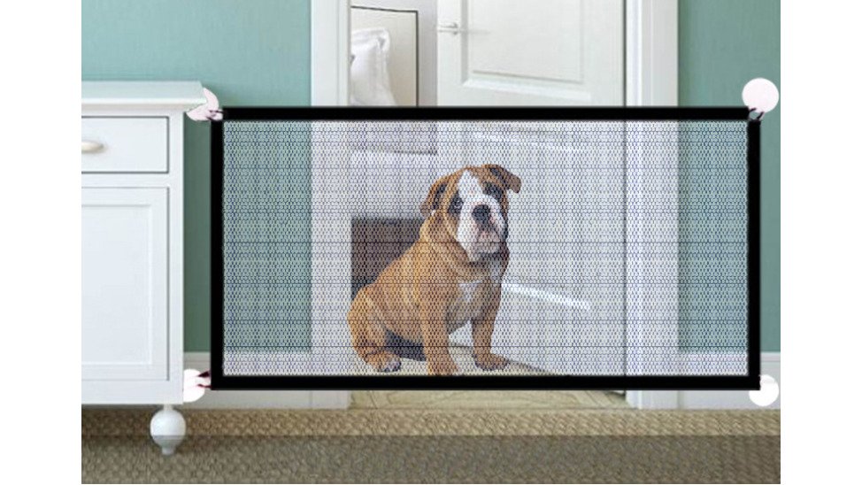 Black Foldable Protection Pet Safety Gate