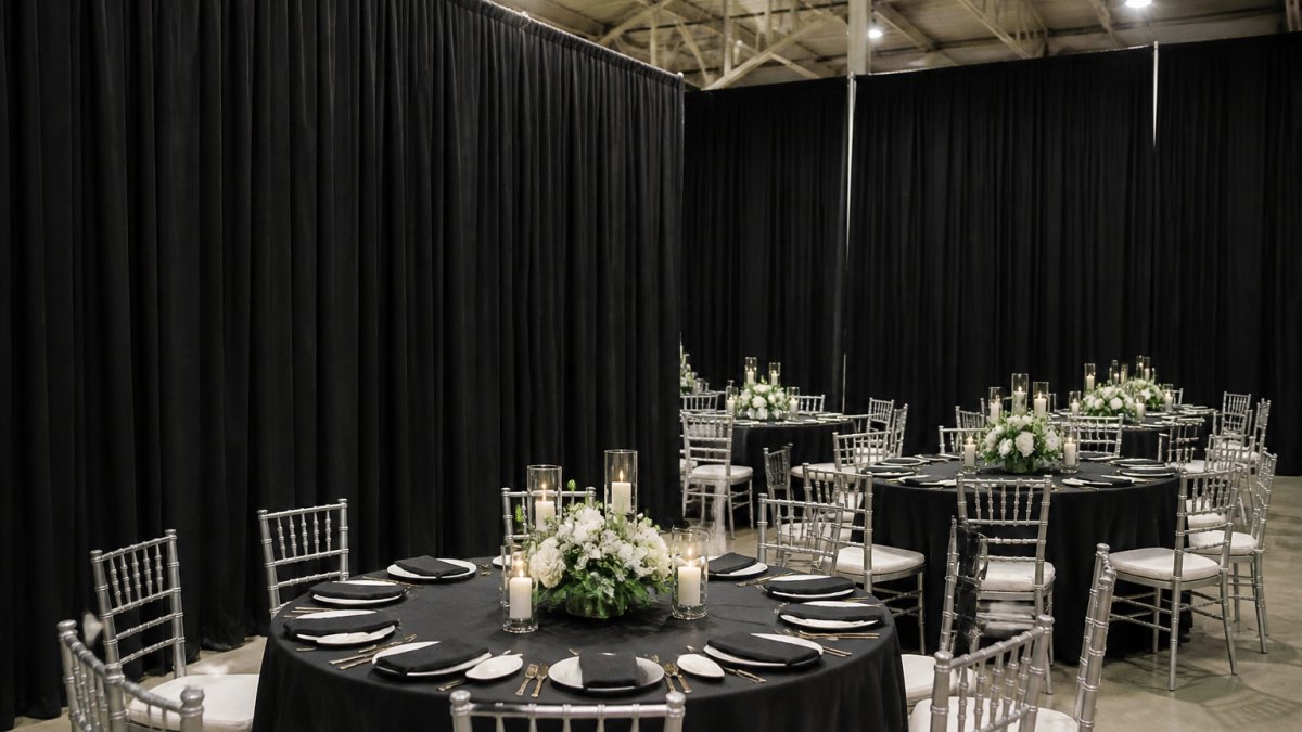 Blackout Drapes for Events: 7 Key Benefits