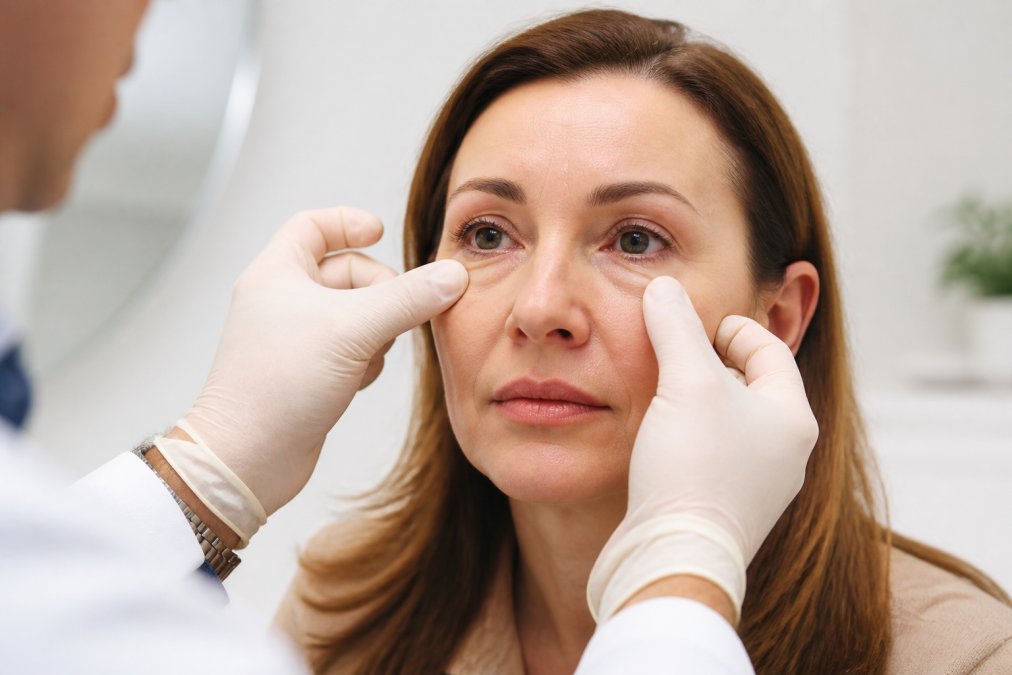 Consultație pentru blefaroplastie inferioară