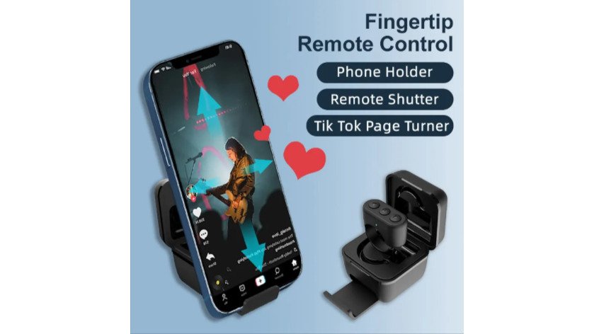 Bluetooth Fingertip Remote for TikTok