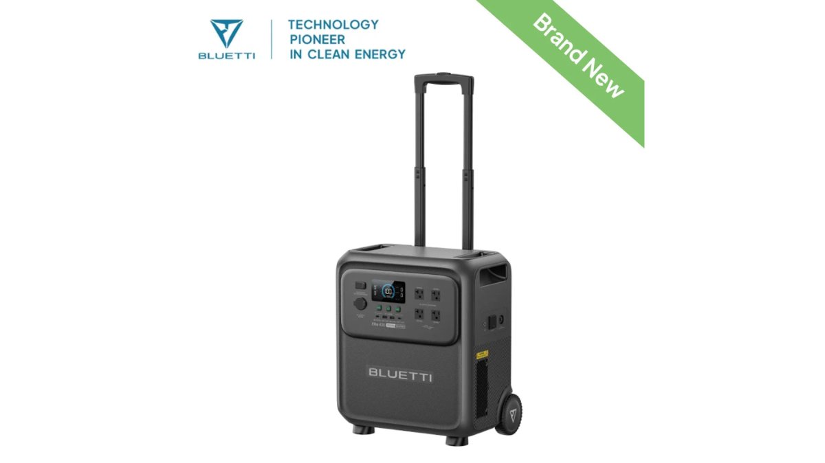 BLUETTI Elite 400 Portable Power Station | 3840Wh 2600W High Capacity Solar Generator