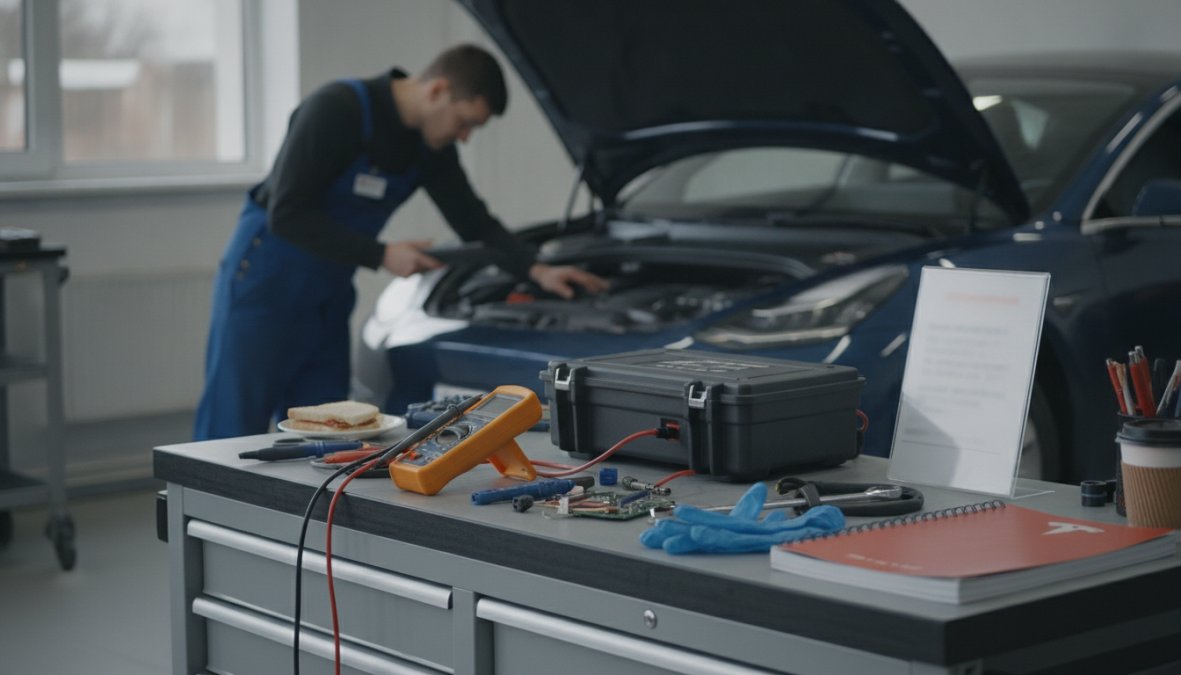Step-by-step visual guide for Technician, Tesla for book tesla diagnostic check kettering