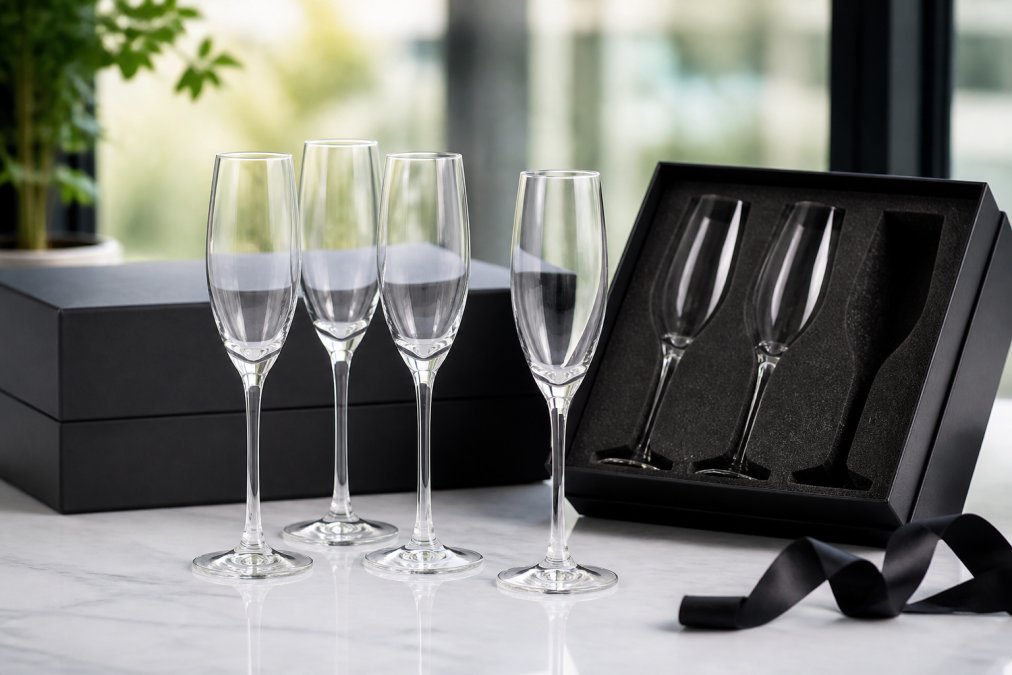 Branded Champagne Flutes for Corporate Gifts: 2026 Guide