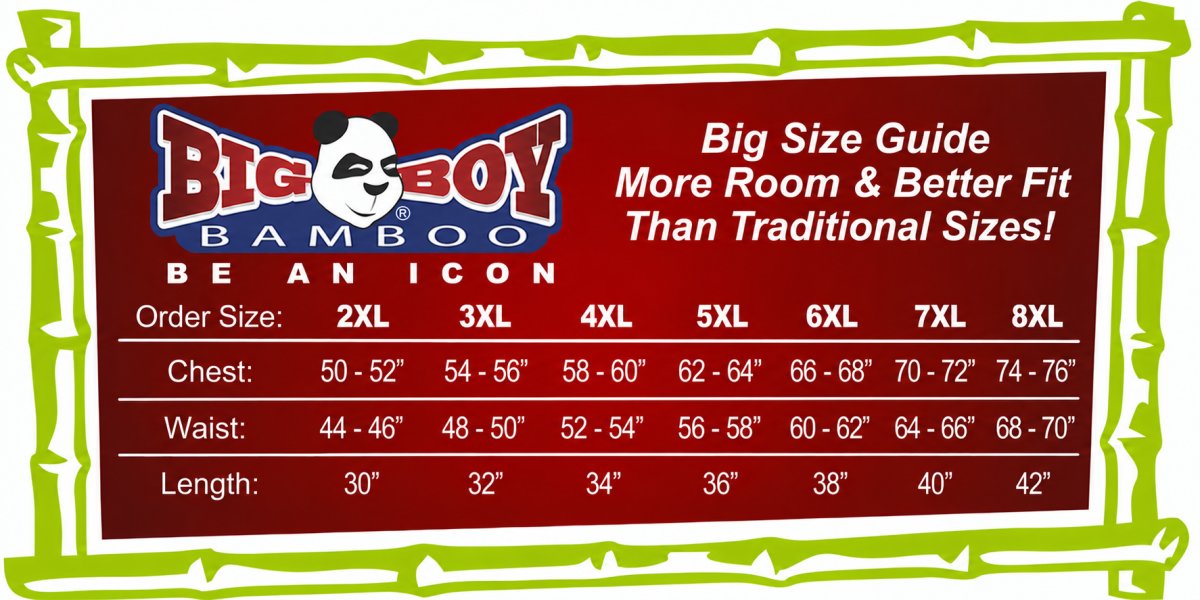 Big Size Chart