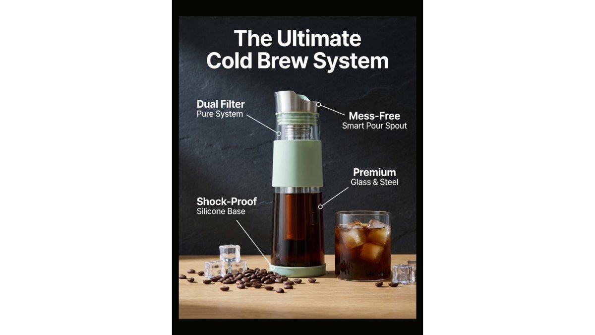 Brew and Go Cold Brew Coffee Maker