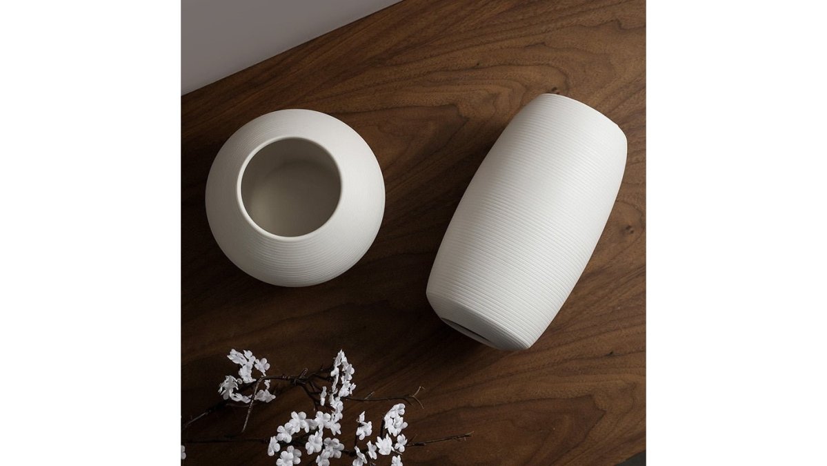 Brushed Handmade Ceramic Modern Minimalist Vases