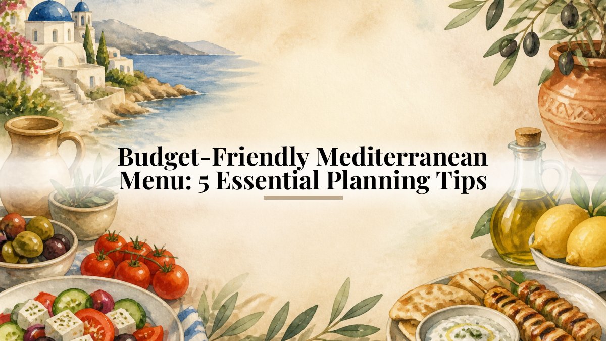 Budget-Friendly Mediterranean Menu: 5 Essential Planning Tips