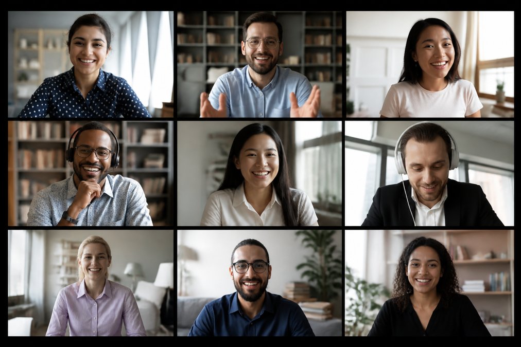 Professional illustration showing Diverse for budget friendly team building