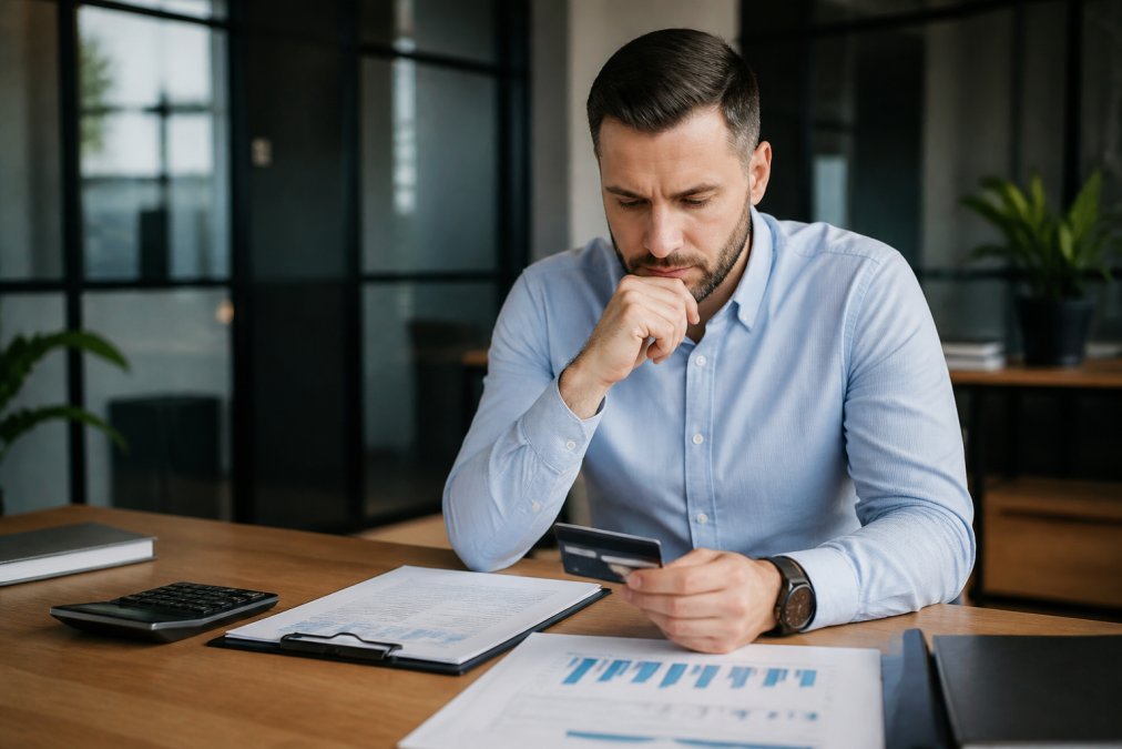 Professional illustration showing Professional for business credit without personal guarantee