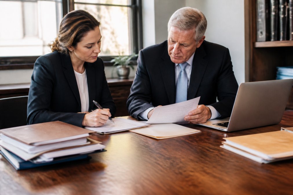 Professional illustration showing Business for business acquisition legal checklist